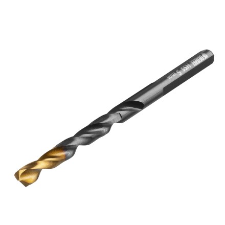 Набор сверл по металлу, 1,5-6,5 мм, HSS-Tin, Golden Tip, 13 шт Denzel 72318 купить в Надыме
