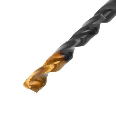 Набор сверл по металлу, 1,5-6,5 мм, HSS-Tin, Golden Tip, 13 шт Denzel 72318 купить в Надыме