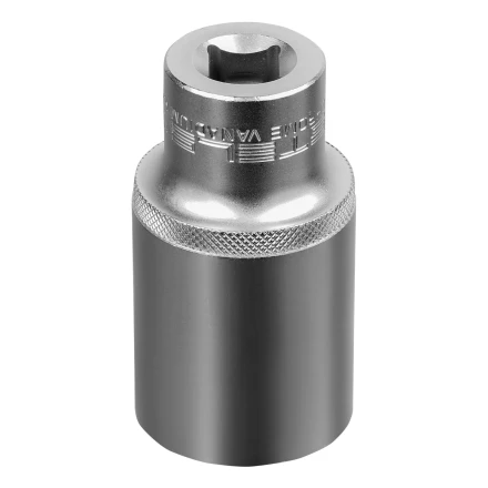 Головка торцевая удлиненная, 30 мм, шестигранная, CrV, под квадрат 1/2 Stels 13885 купить в Надыме