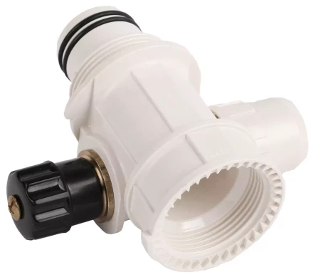 Коллектор ЗУБР "ШиреФит" сборный с вентилем"внутренняя резьба - штуцер с гайкой - штуцер с гайкой", 26мм-16мм-26мм 51517-26-16-26 купить в Надыме