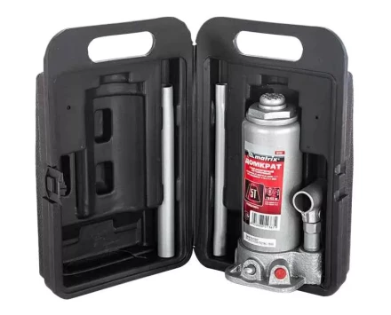 Домкрат гидравлический бутылочный 5 т h подъема 216–413 мм в пластиковом кейсе  MATRIX MASTER 50756 купить в Надыме