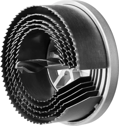 Пила сегментная наборная ЗУБР "ЭКСПЕРТ" по дереву, 5 полотен: 60-67-74-83-95х32 мм 29595-H5-32 купить в Надыме