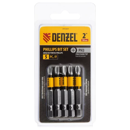 Бита PH3x50, 5 шт. Denzel 7711317 купить в Надыме