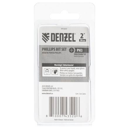 Бита PH3x50, 5 шт. Denzel 7711317 купить в Надыме