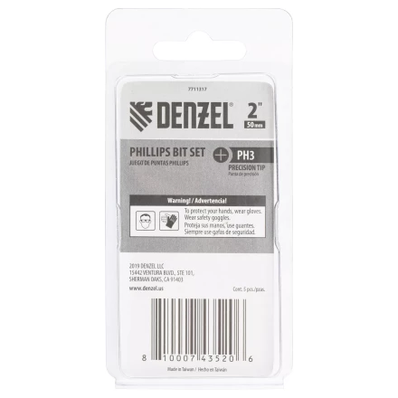 Бита PH3x50, 5 шт. Denzel 7711317 купить в Надыме