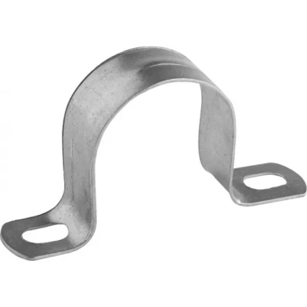 Скобы СВЕТОЗАР металлические D31мм, двухлапковые, для крепления металлорукава d=25мм, 50шт 60212-25-50 купить в Надыме