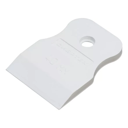 Шпатель, белая резина, 40 мм Россия Сибртех 85831 купить в Надыме