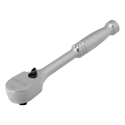 Ключ-трещотка 1/4&quot; Gross 14050, CrV, 120 зубьев, цельнометаллический, хром купить в Надыме