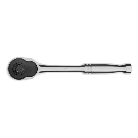 Ключ-трещотка 1/4&quot; Gross 14050, CrV, 120 зубьев, цельнометаллический, хром купить в Надыме