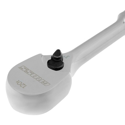 Ключ-трещотка 1/4&quot; Gross 14050, CrV, 120 зубьев, цельнометаллический, хром купить в Надыме