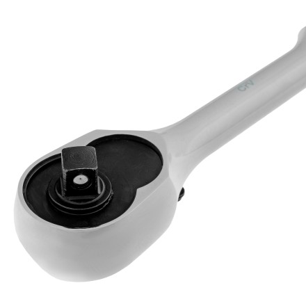 Ключ-трещотка 1/4&quot; Gross 14050, CrV, 120 зубьев, цельнометаллический, хром купить в Надыме