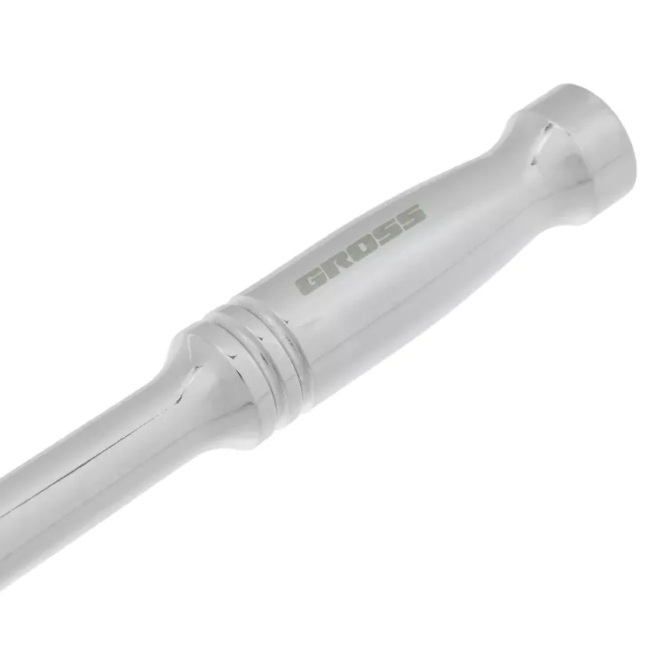Ключ-трещотка 1/4" Gross 14050, CrV, 120 зубьев, цельнометаллический, хром купить в Надыме