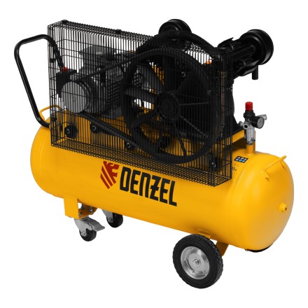 Компрессор воздушный рем. привод Denzel BCV 4000-T/100, 4,0 кВт, 100 литров, 690 л/мин купить в Надыме