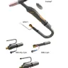 Горелка TECH TS 26FLEX М12х1 8метр IOR6306 Сварог купить в Надыме