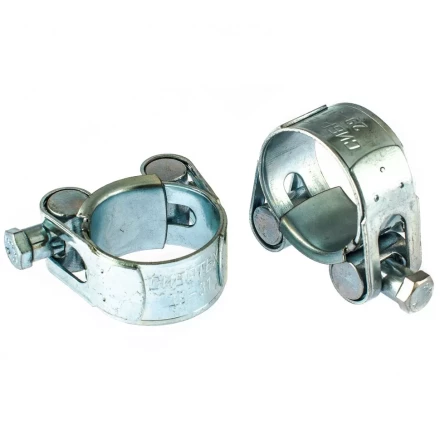 Хомуты металлические силовые 29-31 мм ширина 20 мм шарнирный W1 2 шт Сибртех 47511 купить в Надыме