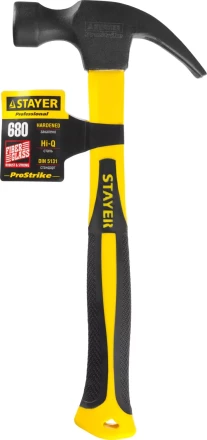 Молоток-гвоздодер &quot;Fiberglass&quot;, 680г, STAYER Professional 2026_z01 купить в Надыме
