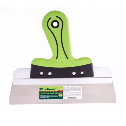 Шпатель фасадный нержавеющая сталь 250 мм, двухкомпонентная ручка  Сибртех 85582 купить в Надыме