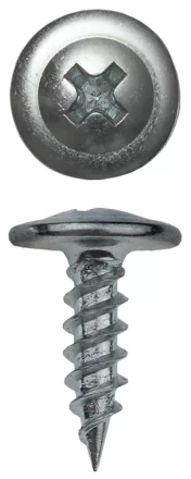 Саморезы ЗУБР с прессшайбой по листовому металлу до 0,9мм, PH2, 4,2х51мм, ТФ7, 30шт 4-300197-42-051 купить в Надыме