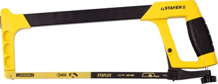 Ножовка по металлу STAYER RX700-HERCULES, металлическая обрезиненная ручка, натяжение 100 кг, 300 мм 2-15791_z01 купить в Надыме