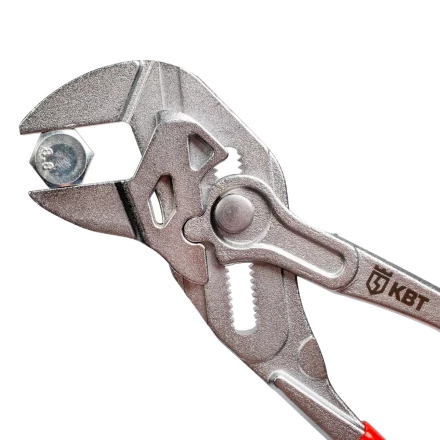 Клещи переставные — гаечный ключ КВТ 180 мм с кнопочной самофиксацией (82147) купить в Надыме