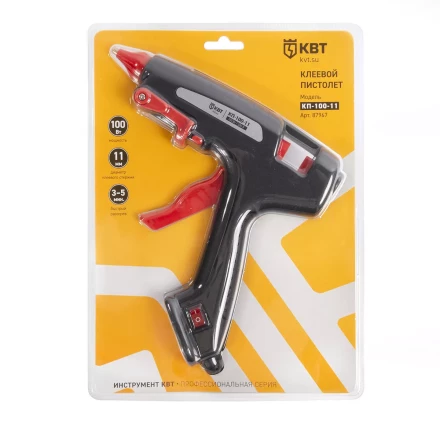 Пистолет клеевой КВТ КП-100-11 100 Вт,  стержня 11 мм (87967) купить в Надыме