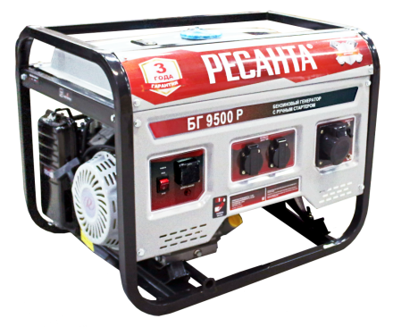 Бензогенератор  Ресанта БГ 9500 Р купить в Надыме