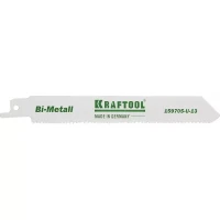 Полотно KRAFTOOL "INDUSTRIE QUALITAT", S922VF, для эл/ножовки, Bi-Metall, по металлу, дереву, шаг 1,8-2,5мм, 130мм 159705-U-13