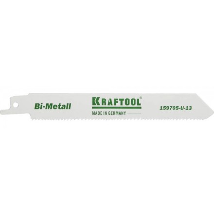 Полотно KRAFTOOL &quot;INDUSTRIE QUALITAT&quot;, S922VF, для эл/ножовки, Bi-Metall, по металлу, дереву, шаг 1,8-2,5мм, 130мм 159705-U-13 купить в Надыме