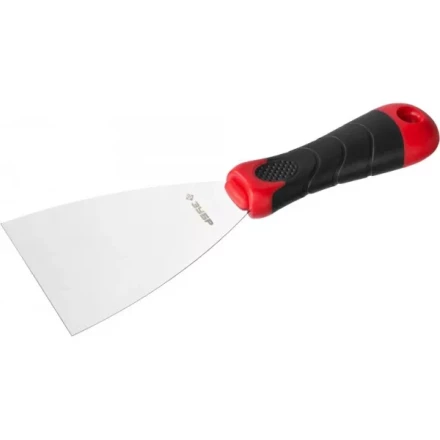 Шпатель ЗУБР "МАСТЕР", профилированное нержавеющее полотно, 2к ручка, 80мм 10072-08 купить в Надыме