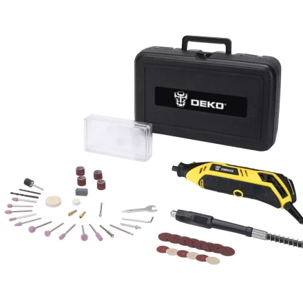 Гравер электрический DEKO DKRT200E DEKO 43 tools + case, 063-1411 купить в Надыме