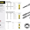 Плашка круглая ручная STAYER "MASTER", сталь 9ХС, для трубной резьбы G 1`` 28029-1 купить в Надыме