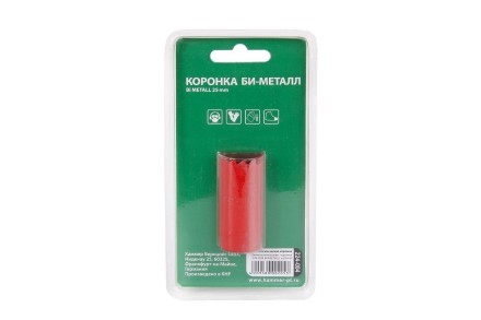 Коронка биметаллическая HAMMER Ф25х38мм 5/8&quot; BiMETALL (224-004) купить в Надыме
