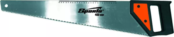 Ножовка по дереву 400 мм 5-6 TPI каленый зуб линейка пластиковая рукоятка SPARTA 232305 купить в Надыме