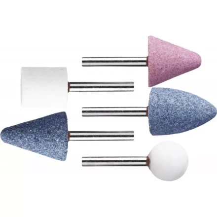 Набор STAYER "MASTER": Абразивные минишарошки-насадки для гравера и дрели, хвостовик d 3,2мм, 5 предм. 2988-H5 купить в Надыме