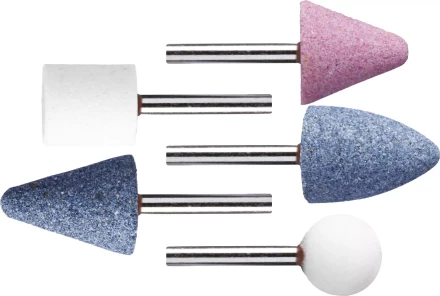 Набор STAYER "MASTER": Абразивные минишарошки-насадки для гравера и дрели, хвостовик d 3,2мм, 5 предм. 2988-H5 купить в Надыме