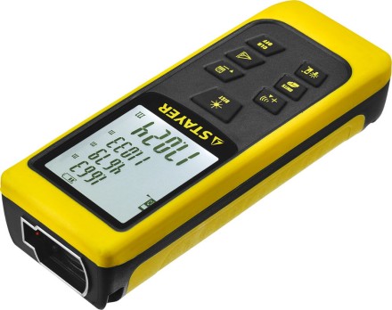 Дальномер STAYER &quot;MASTER&quot; MAX-Control лазерный, 2 точки отсчета, дальность 50м, точность 2мм 34957 купить в Надыме