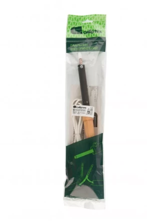 Паяльник электрический ЭПСН-03-65/220, деревянная ручка, Россия Сибртех 91308 купить в Надыме