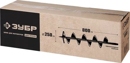 ЗУБР d 250 мм, грунт, шнек для мотобуров (7051-25) купить в Надыме