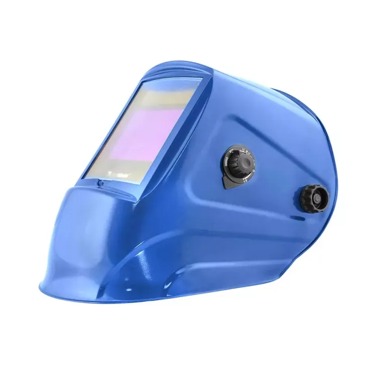Маска сварщика GEFEST синяя ф-р 9500V FoxWeld без коробки купить в Надыме