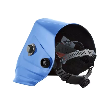 Маска сварщика GEFEST синяя ф-р 9500V FoxWeld без коробки купить в Надыме