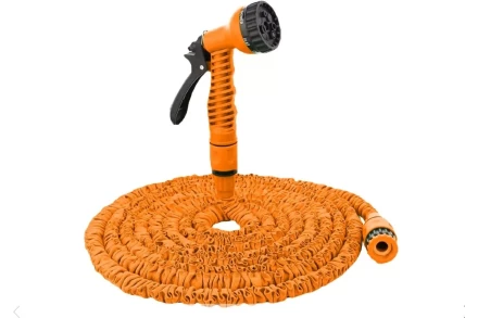Набор для полива с растягивающимся шлангом 15м Вихрь 73/7/2/25 купить в Надыме