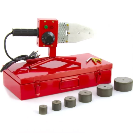 Аппарат для сварки ПП труб КW 800 800 Вт 300 °C 20-25-32-40-50-63 мм кейс KRONWERK 94214 купить в Надыме