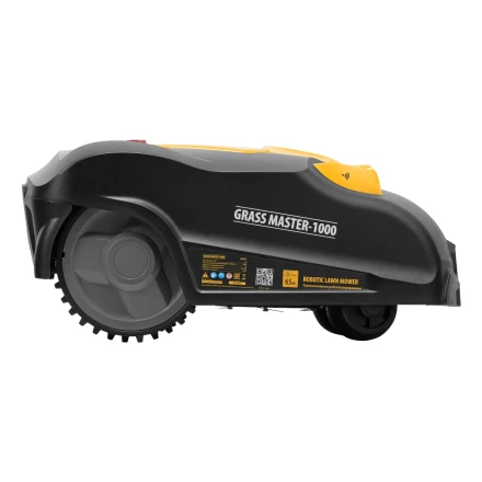 Робот-газонокосилка Grass Master 1000, ультразвуковой датчик, 3 Ач, LCD дисплей, Wi-Fi // Denzel купить в Надыме