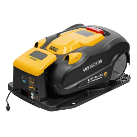 Робот-газонокосилка Grass Master 1000, ультразвуковой датчик, 3 Ач, LCD дисплей, Wi-Fi // Denzel купить в Надыме