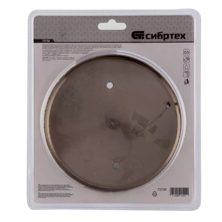 Сверло по керамической плитке и стеклу Сибртех 72738, 150 х 55 мм, шестигранный хвостовик, с центрующим сверлом купить в Надыме