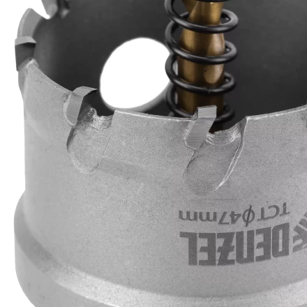 Коронка по металлу твердосплавная, 47 мм Denzel 724015 купить в Надыме