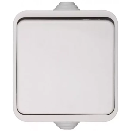 Выключатель СВЕТОЗАР БАТТЕРФЛЯЙ одноклавишный, цвет белый,10А/~250В SV-54330-W купить в Надыме