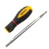 Отвертка комбинированная Denzel, SL3/16&quot;-PH1, SL1/4&quot;-PH2, 3-х компонентная рукоятка, 7713381 купить в Надыме