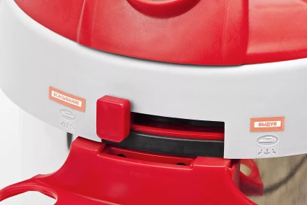 Пылесос ЗУБР сухая и влажная уборка, нержавеющая сталь, усиленное основание, розетка до 2000Вт, 30л, 1400Вт ЗППУ-1400-30 купить в Надыме