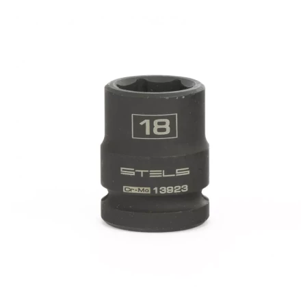 Головка ударная шестигранная 18 мм 1/2" CrMo Stels 13923 купить в Надыме